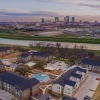 The Scenic at River East Apartments overlooking downtown Fort Worth